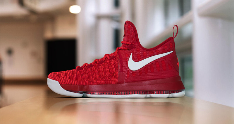 Nike KD 9 Red/White // Available Now | Nice Kicks