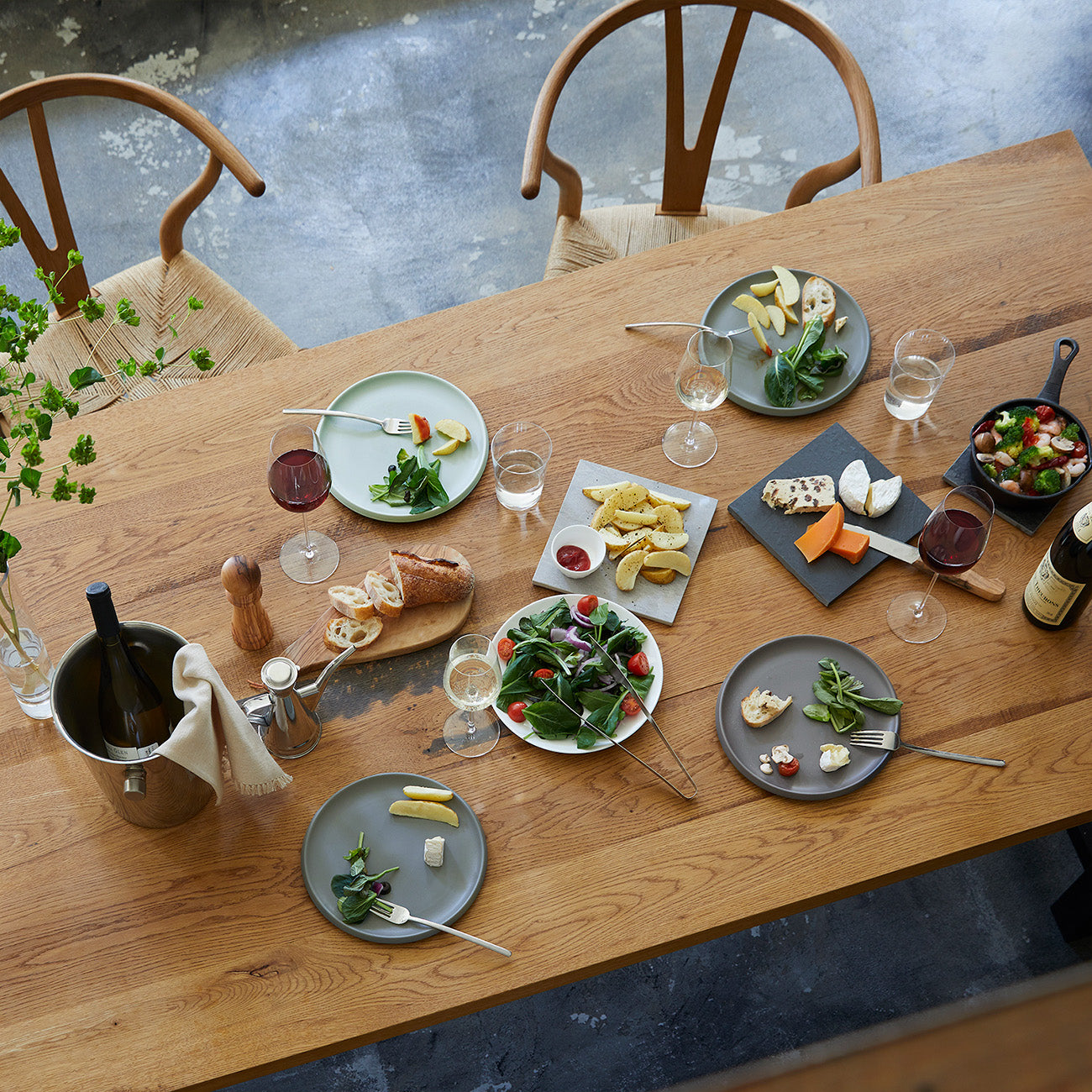 24cmプレート 朝凪｜おしゃれカフェ食器｜新生活｜Saredo NAGI