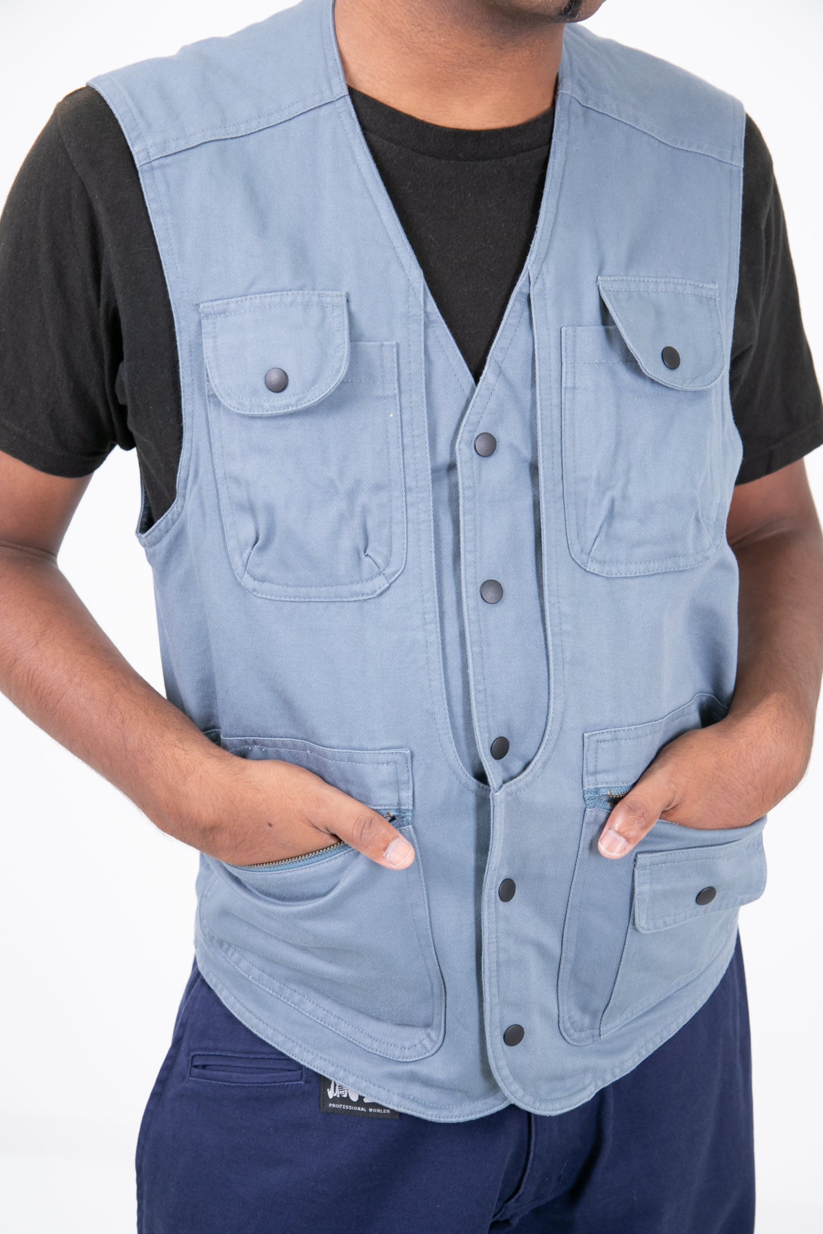 Classic Cotton 40 Multi Pockets Vest