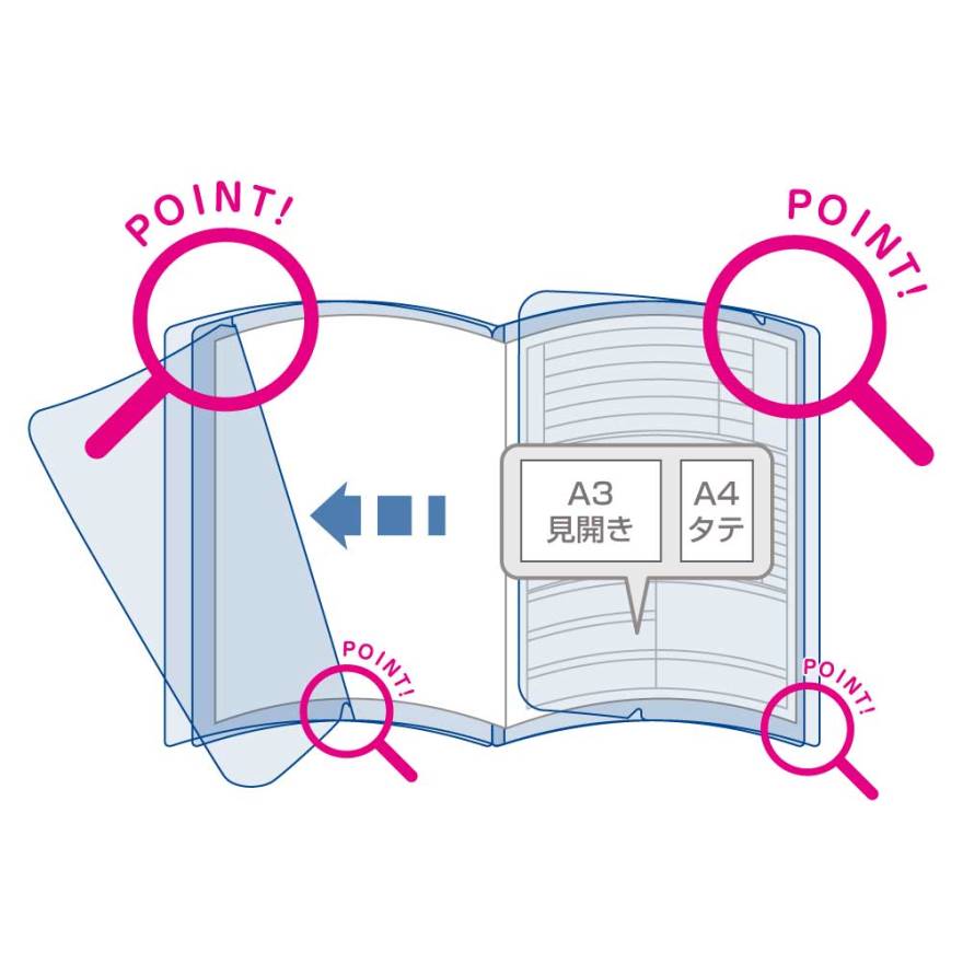 成績表ファイル 7ポケット クリア | 日本ノート株式会社