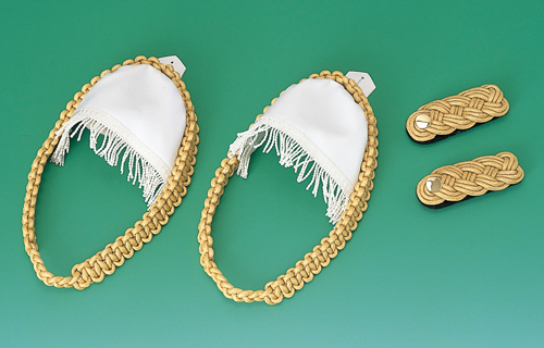 レニヤード 肩章セット 右肩用 レニヤード 肩章セット 右肩用 消防金糸