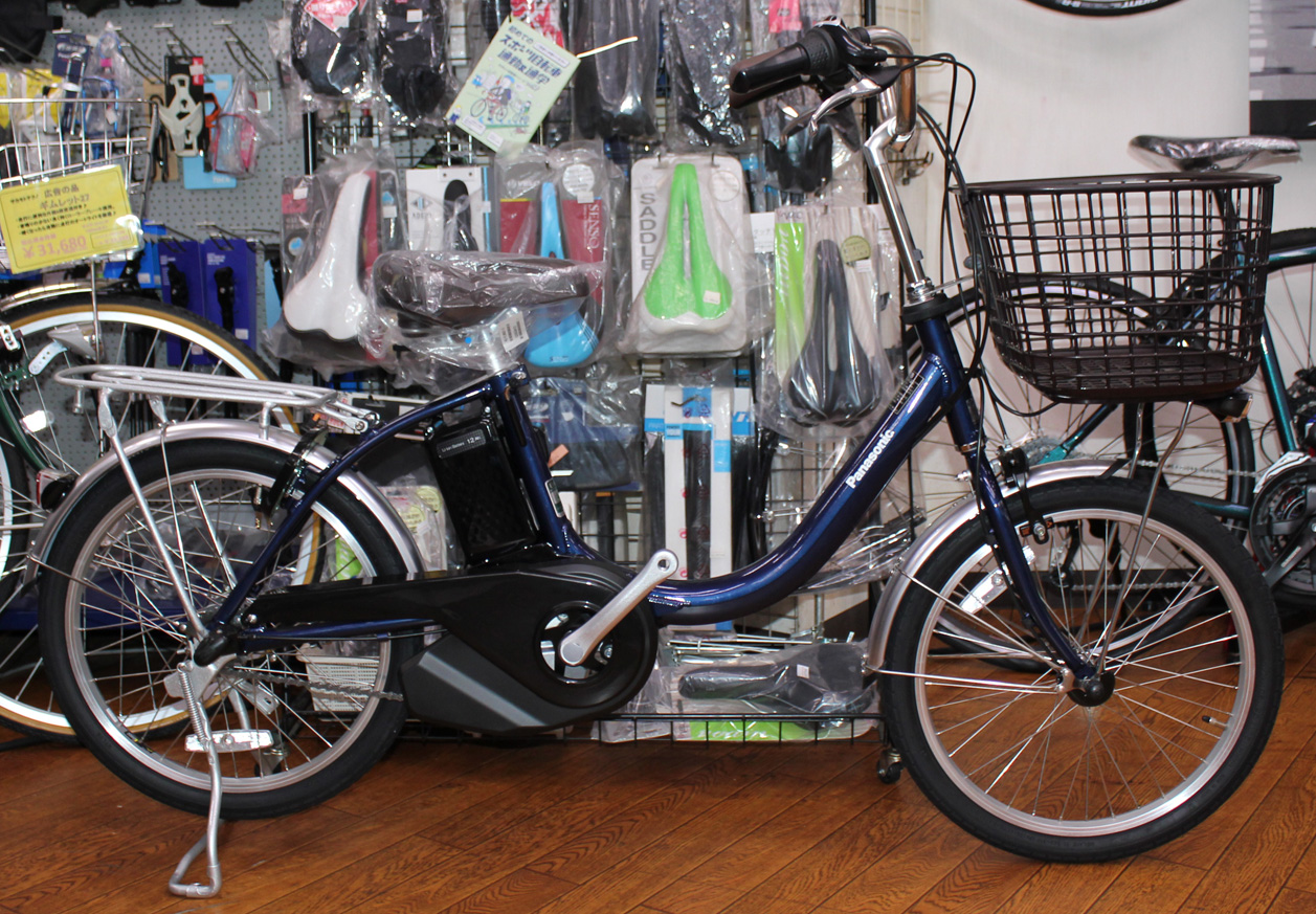 Panasonicの押し歩きモード搭載電動自転車ビビL20押し歩きが入荷いたし