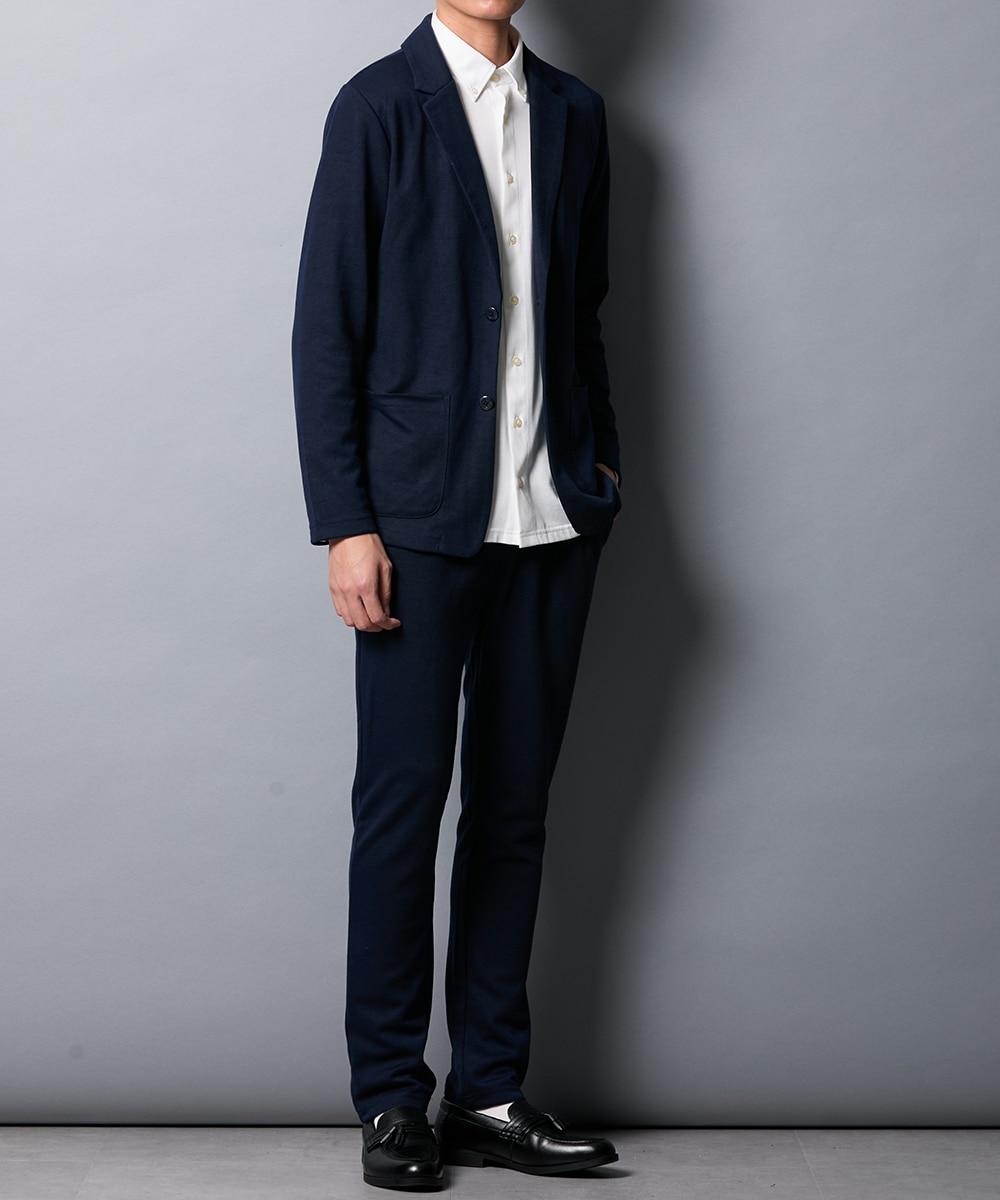 メンズスーツ】セットアップ可能 ポンチテーラードジャケット 通販