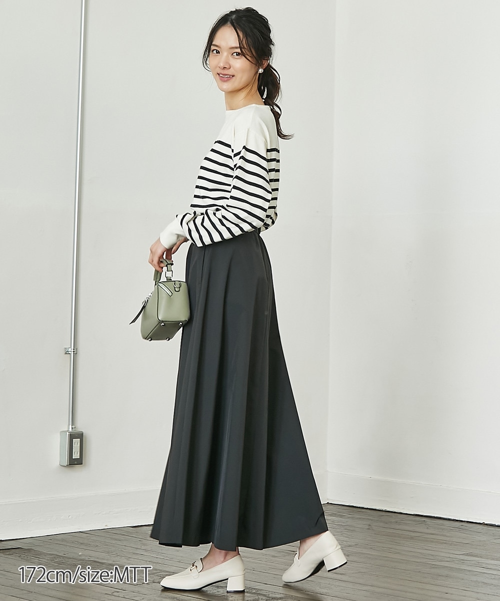 高身長 タイプライターフレアスカート（トールサイズ） 通販【ニッセン】