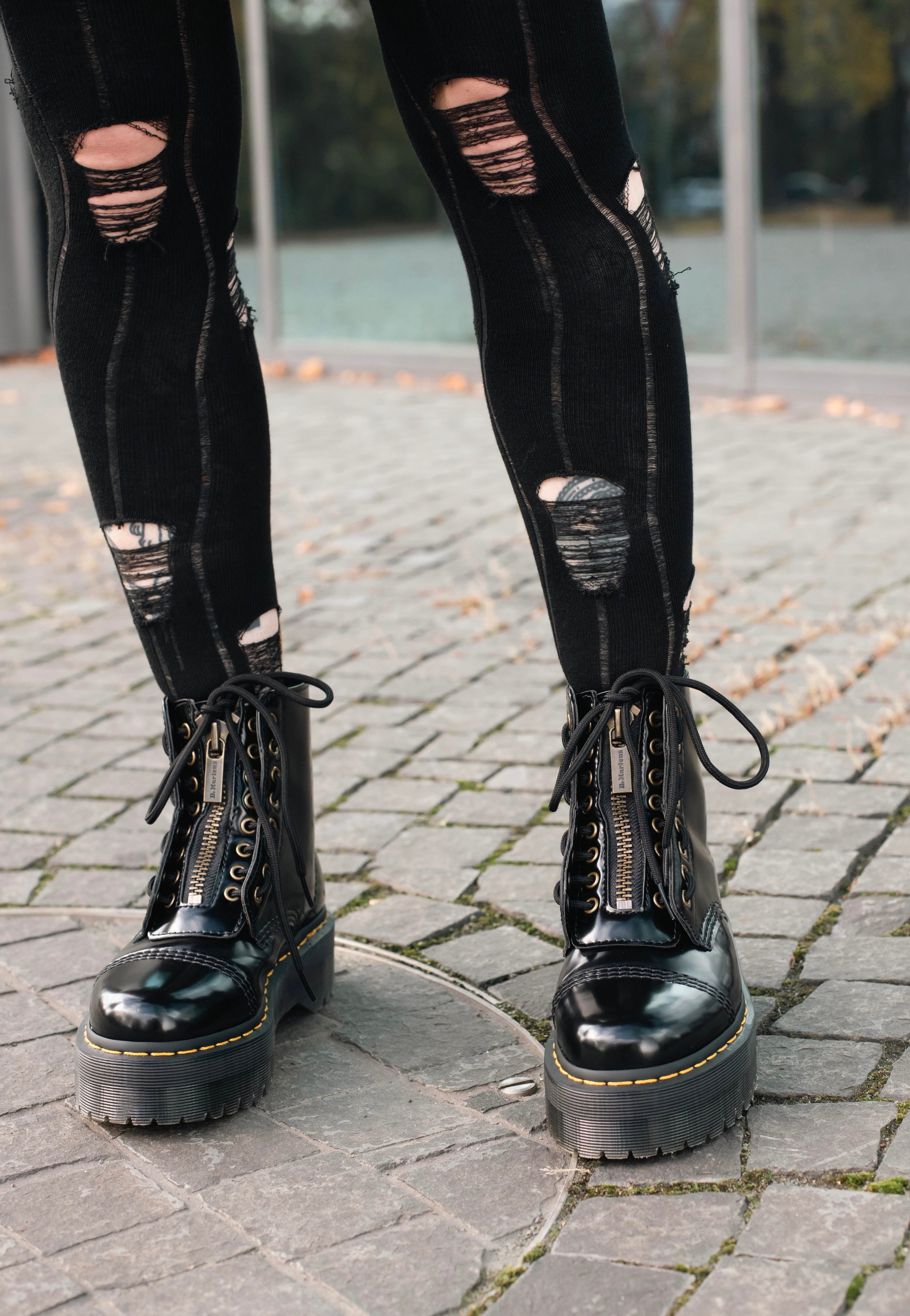 Dr. Martens - Vegan Sinclair Black Oxford - Girl Shoes | Nuclear Blast
