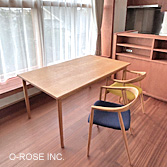 オー・ローズ ファニチャー 村澤一晃さん 宮崎椅子製作所 MMテーブル