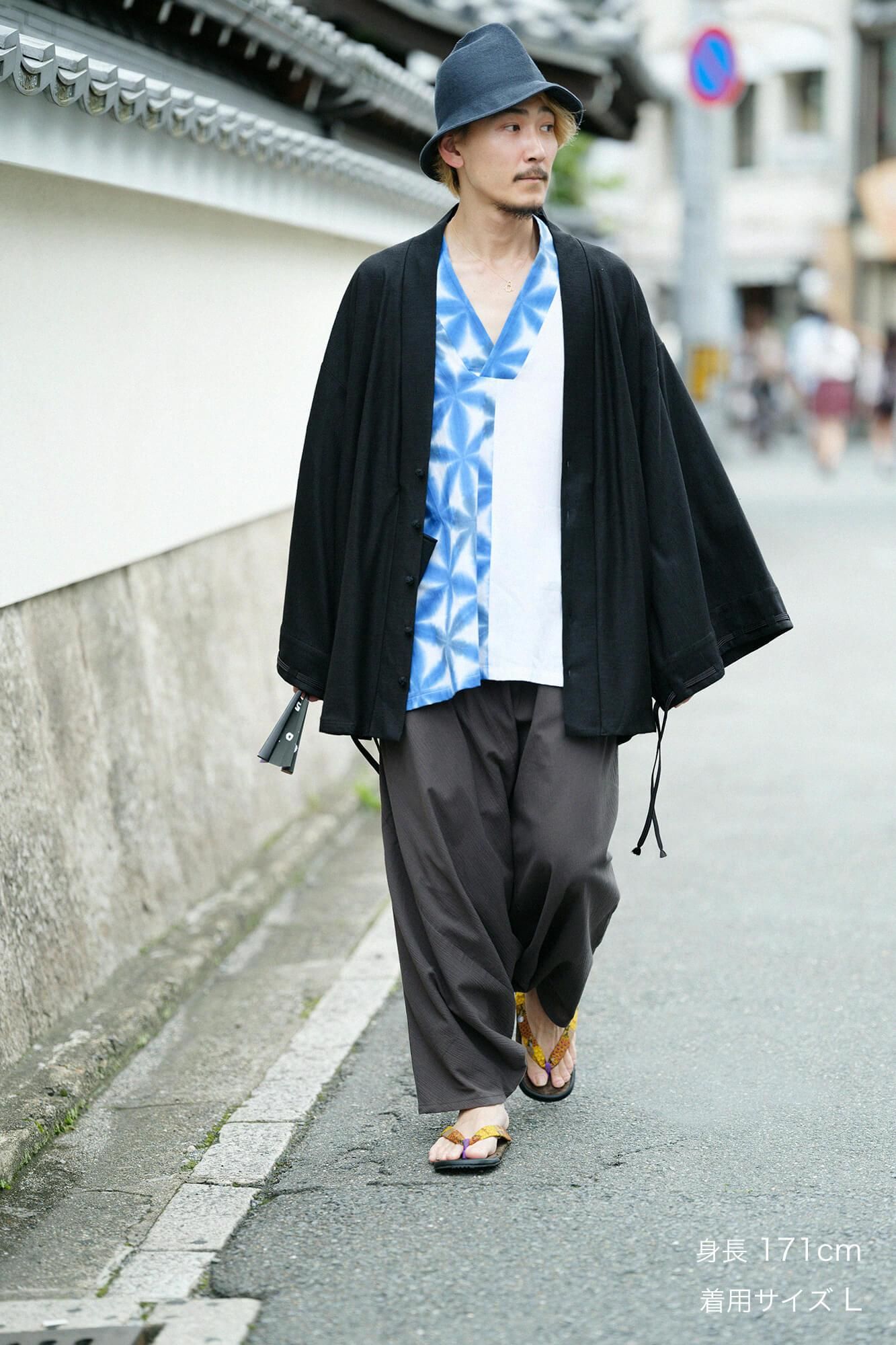 高島縮 20/20 富士（ふじ） 2.0／濃灰（こいはい）