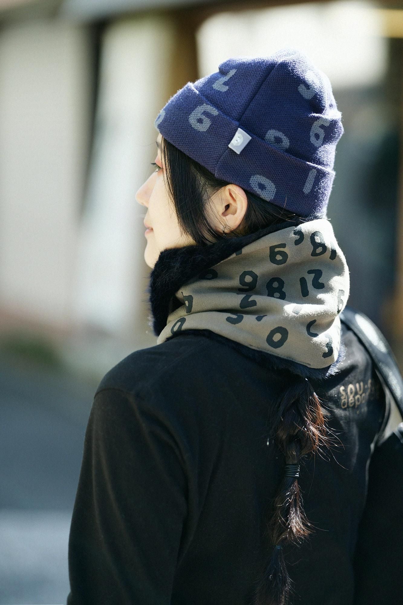 リバーシブル BIKEネックウォーマー／SO-SU-U昆（こん） 上下（しょう