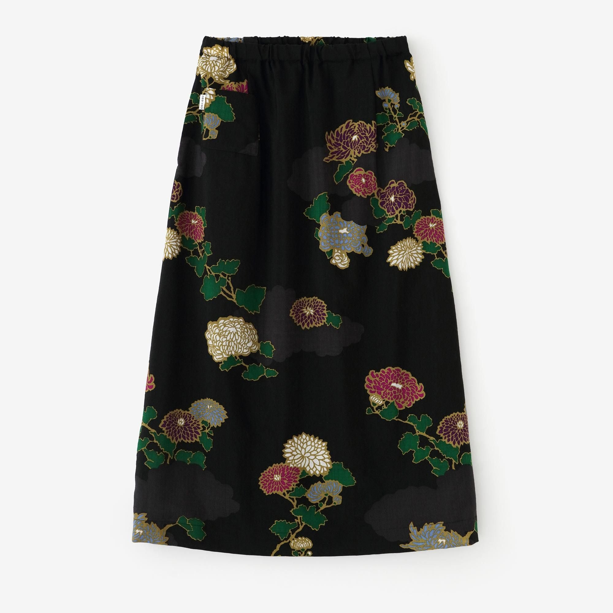 モスリン 双筒衣（そうとうい）／濡羽色（ぬればいろ）