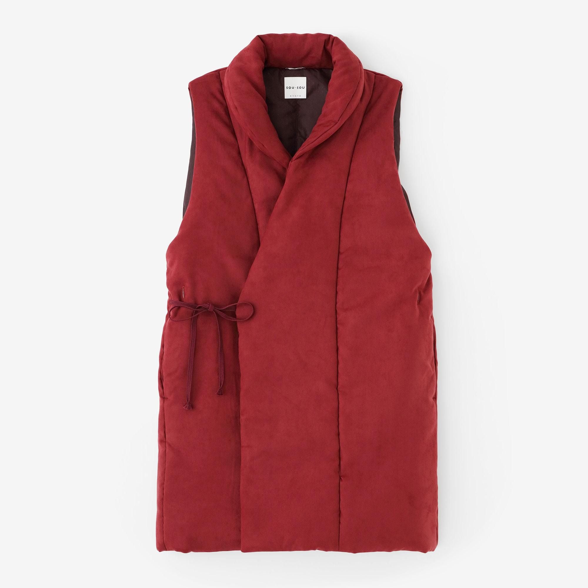 フェイクヌバック 長陣羽織（ながじんばおり） 中綿袷（なかわたあわせ