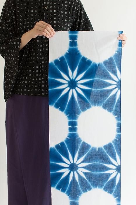 SOU・SOU×有松鳴海絞 手ぬぐい／張正謹製 麻の葉1