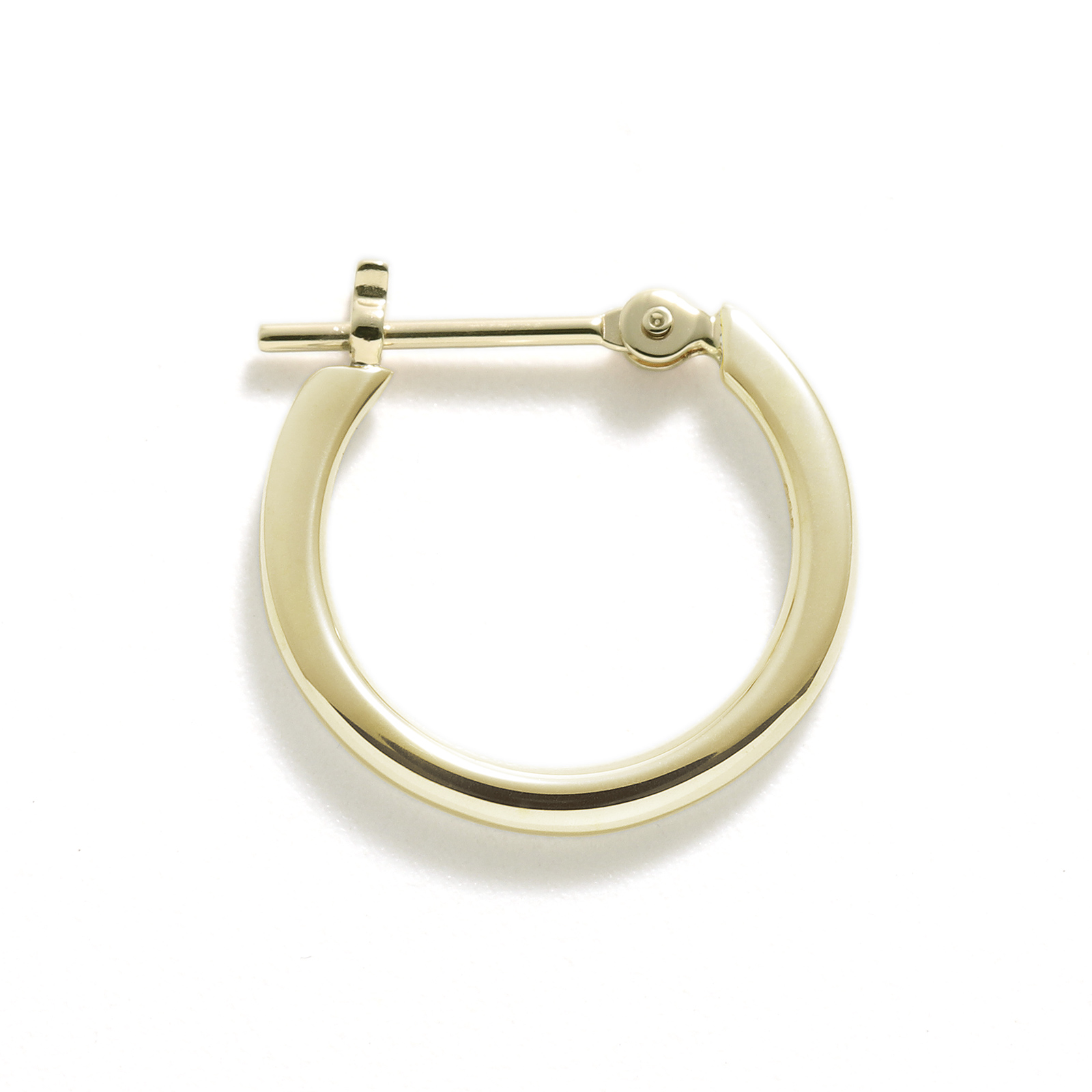 ☆未使用☆sowi K10YG フェザーフープピアス ☆未使用☆sowi K10YG