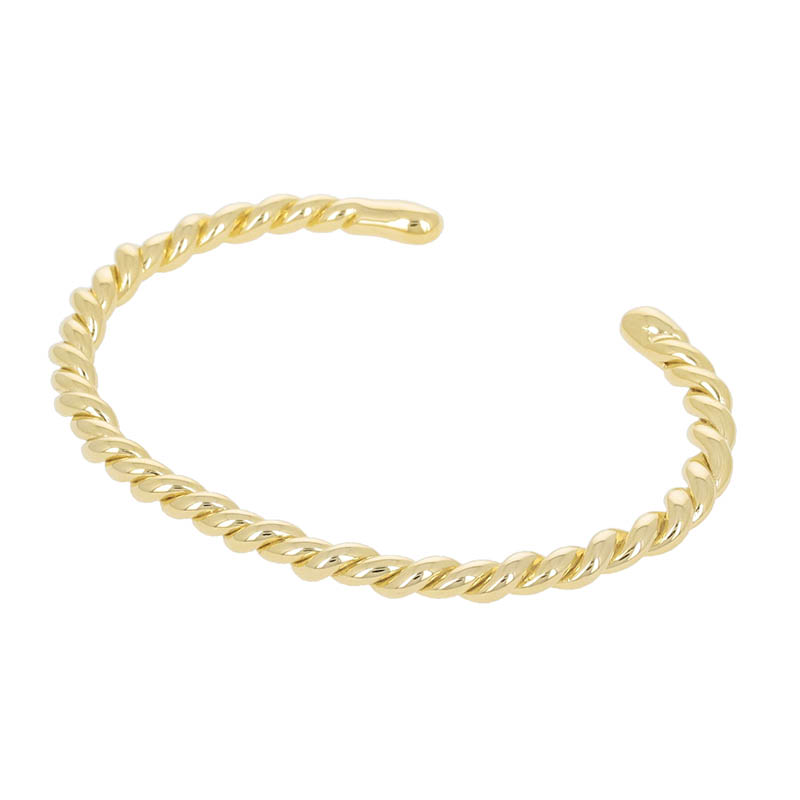 Twist Bangle - Gold Plated（ツイストバングル - ゴールドプレート