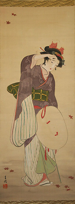 Scholten Japanese Art | ink and colors on silk | Nihonga | Ikeda Shoen