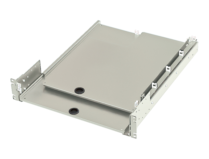 回転キーボードテーブル RAKT シリーズ RAKT-08JEWG｜19インチラック