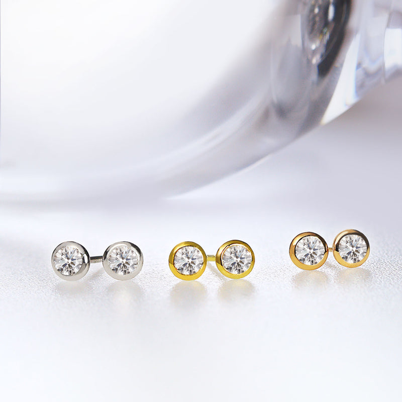 ピアス レディース ダイヤモンド フクリン K18 PT900 プラチナ