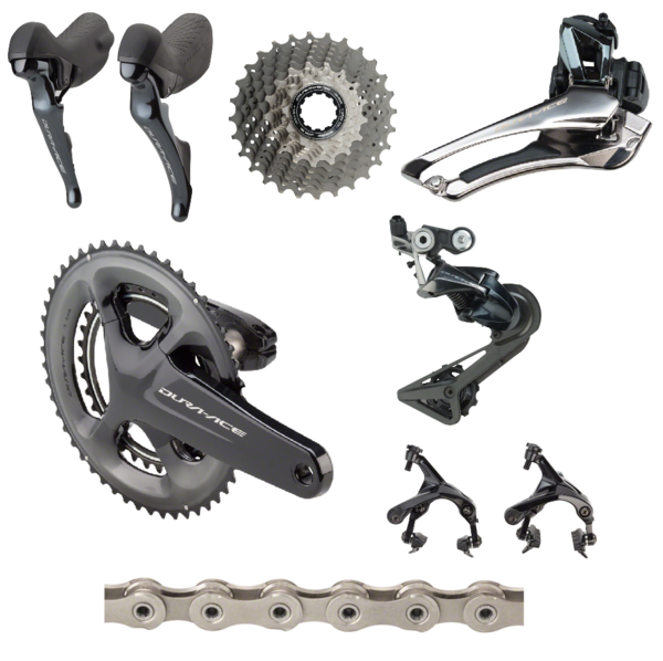 Shimano Dura-Ace 9100 172.5mm Mid-Compact Groupset - Brands Cycle