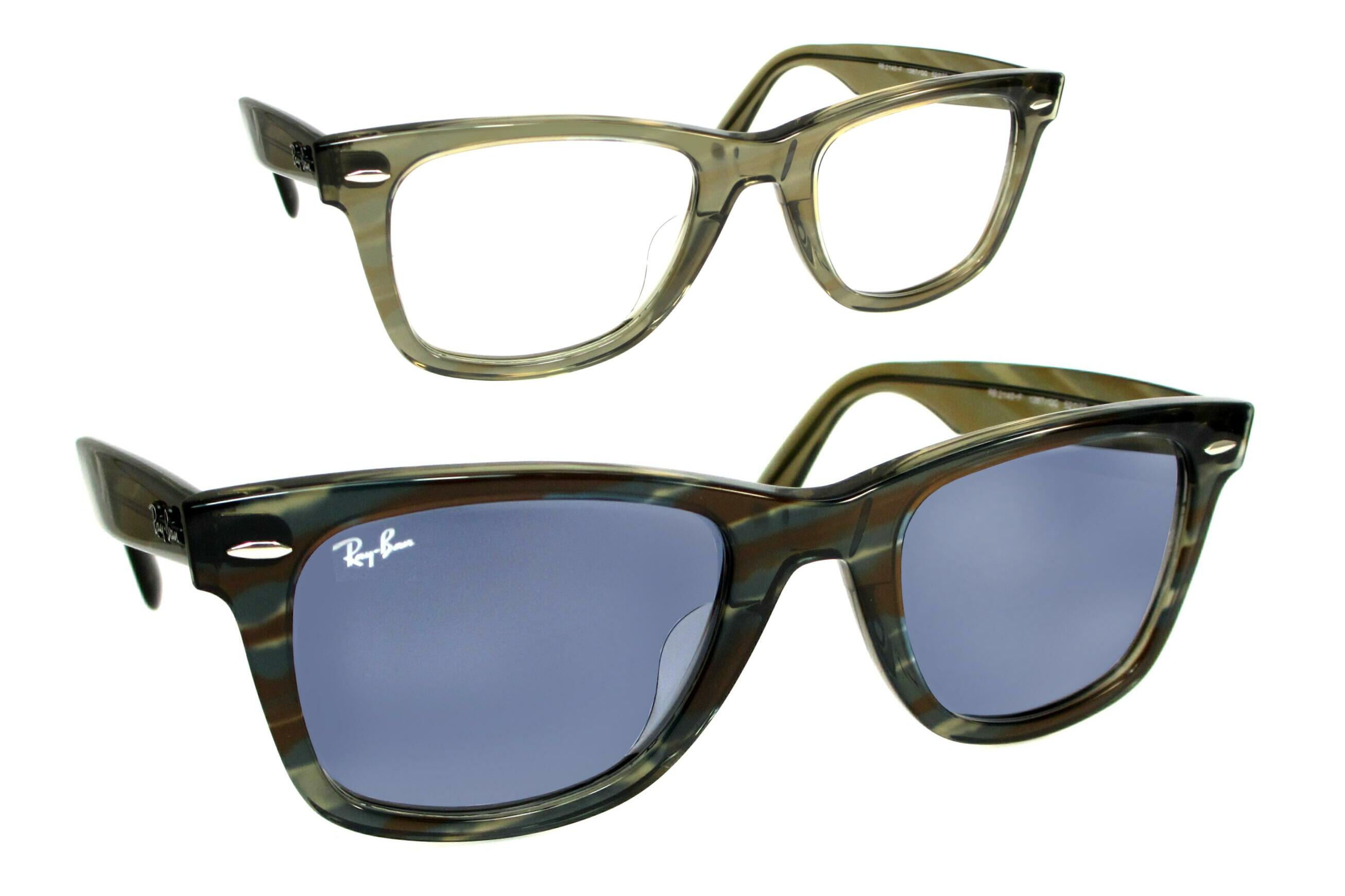 清光堂レイバン ウェイファーラー RB2140F 1387/GG 調光レンズフレーム