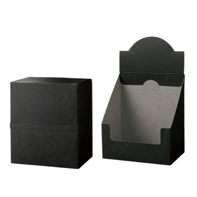ディスプレイカートン 黒 112×126×70: ギフトボックス・外箱｜包装資材