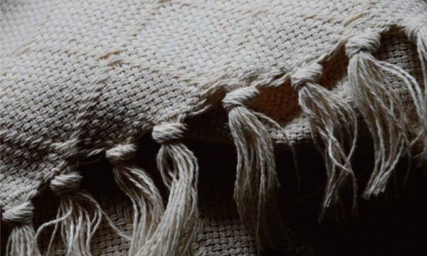 コットンブランケット アズレージョ / ナチュラルChicoracao（シ