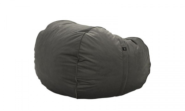 フェットサックM / ベルベット ダークグレーvetsak（フェットサック