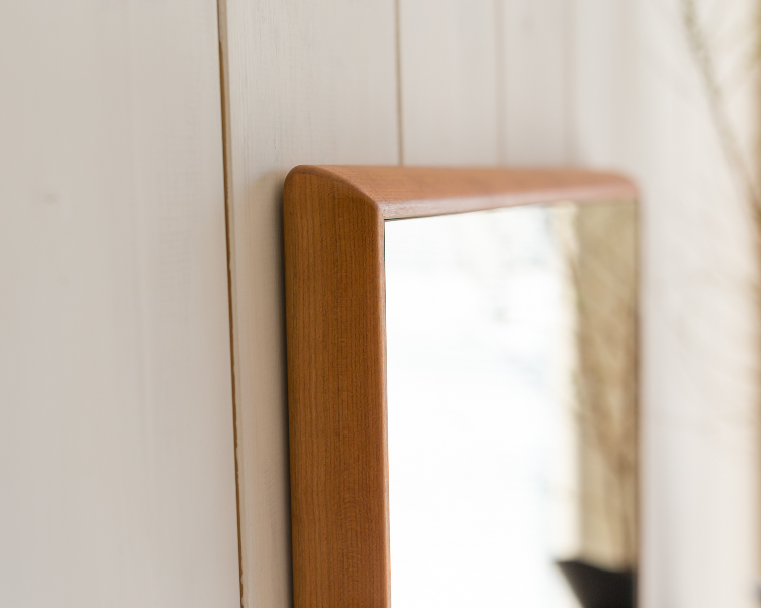 SENNOKI ステラ 全身鏡 姿見 壁掛けミラー 天然木 アメリカンチェリー