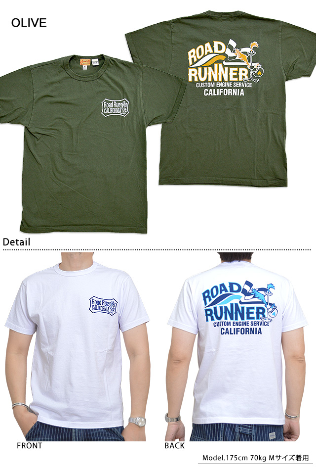 ROAD RUNNER半袖Tシャツ「CUSTOM ENGINE SERVICE」 Cheswick CH78764