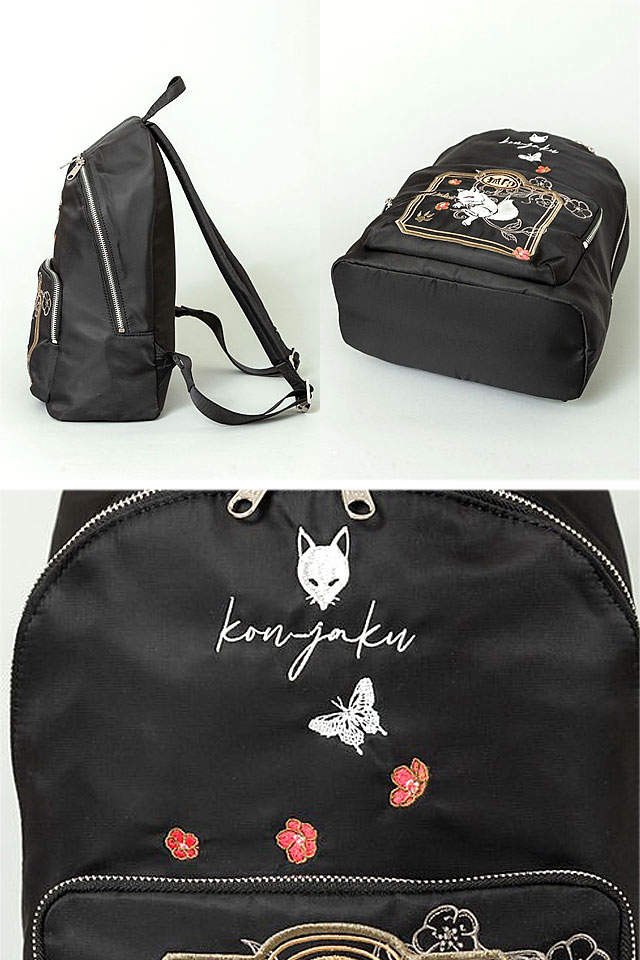 レトロデザインリュック 今昔 KJ-29150 和柄 和風 狐 きつね キツネ