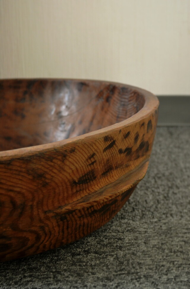 Antique Sam's Collection大きな李朝木鉢 木製捏鉢