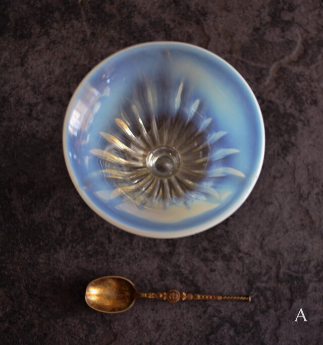 オパルセントガラス 乳白ガラス 氷コップ ガラス器