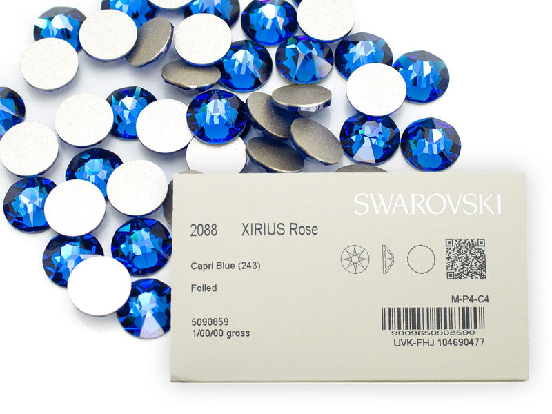 スワロフスキー カプリブルー-#2088 4-ラインストーン・スワロフスキー