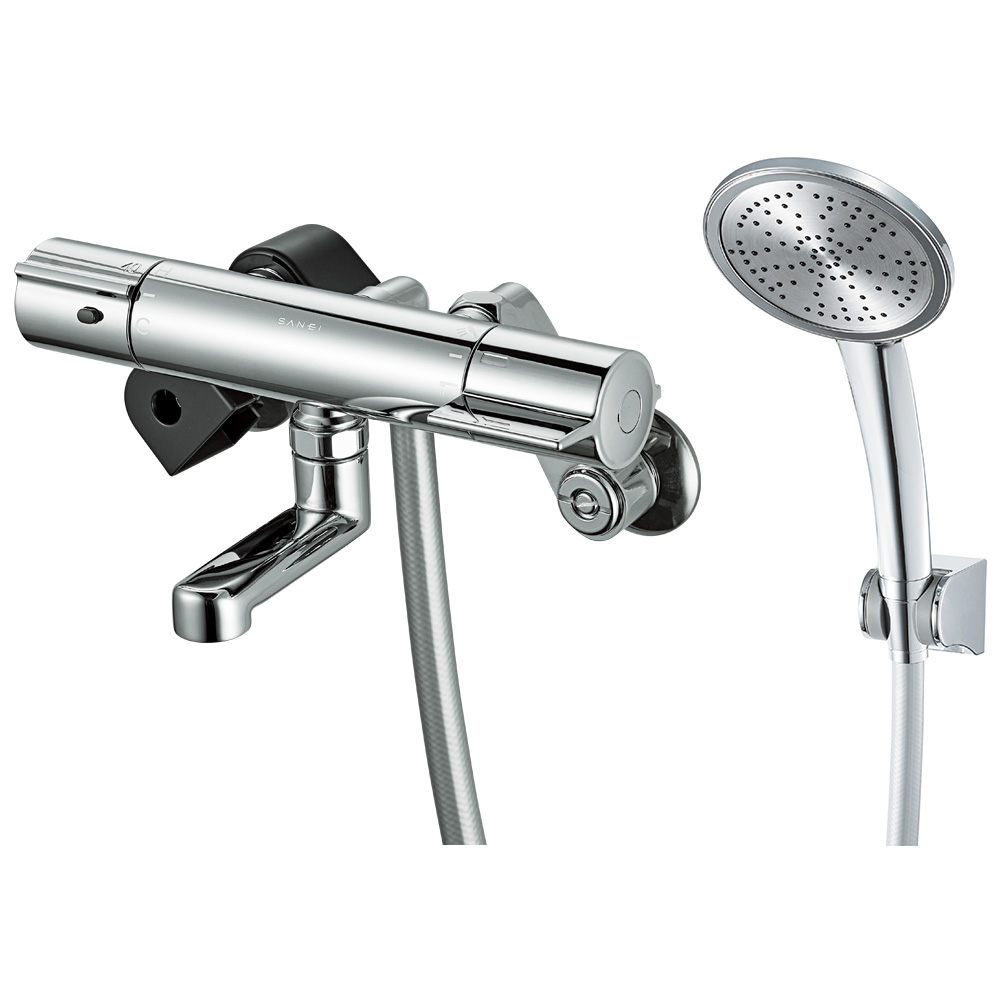 サーモシャワー混合栓 | 商品のご案内 | SANEI｜デザイン性に優れた水