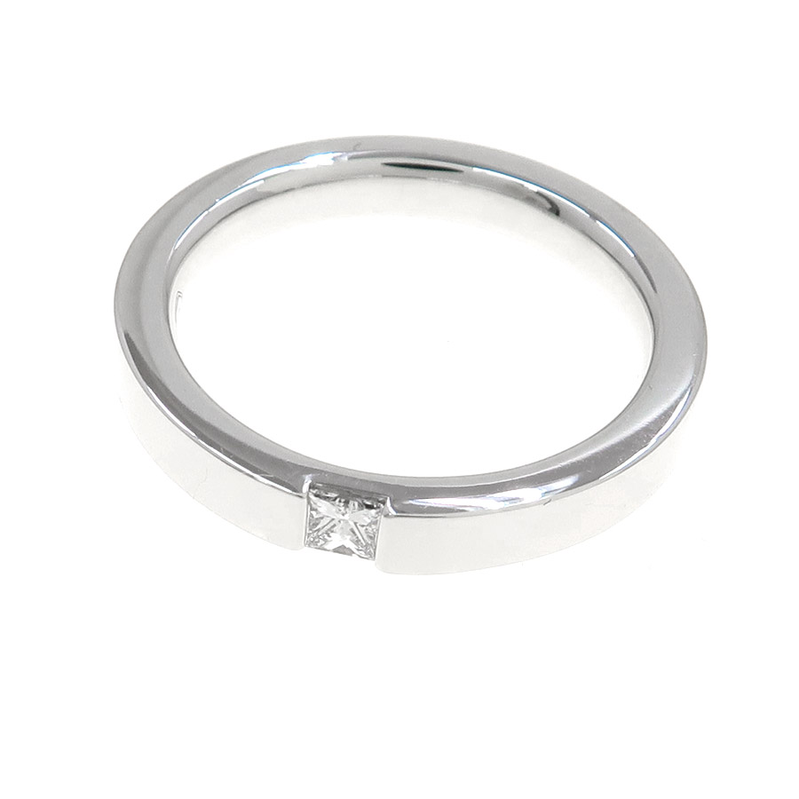 プリンセスカットマリッジリング/1Pダイヤ/質屋 さのや ブランド 通販