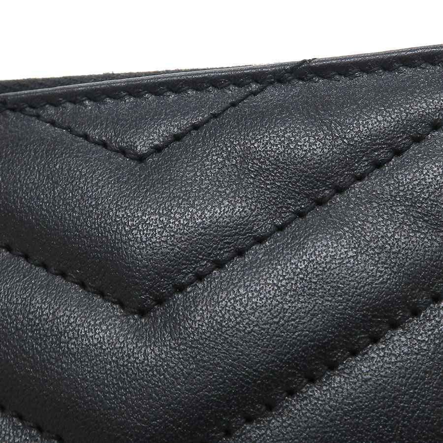 YSL モノグラム・サンローラン キーポーチ ブラック SAINT LAURENT