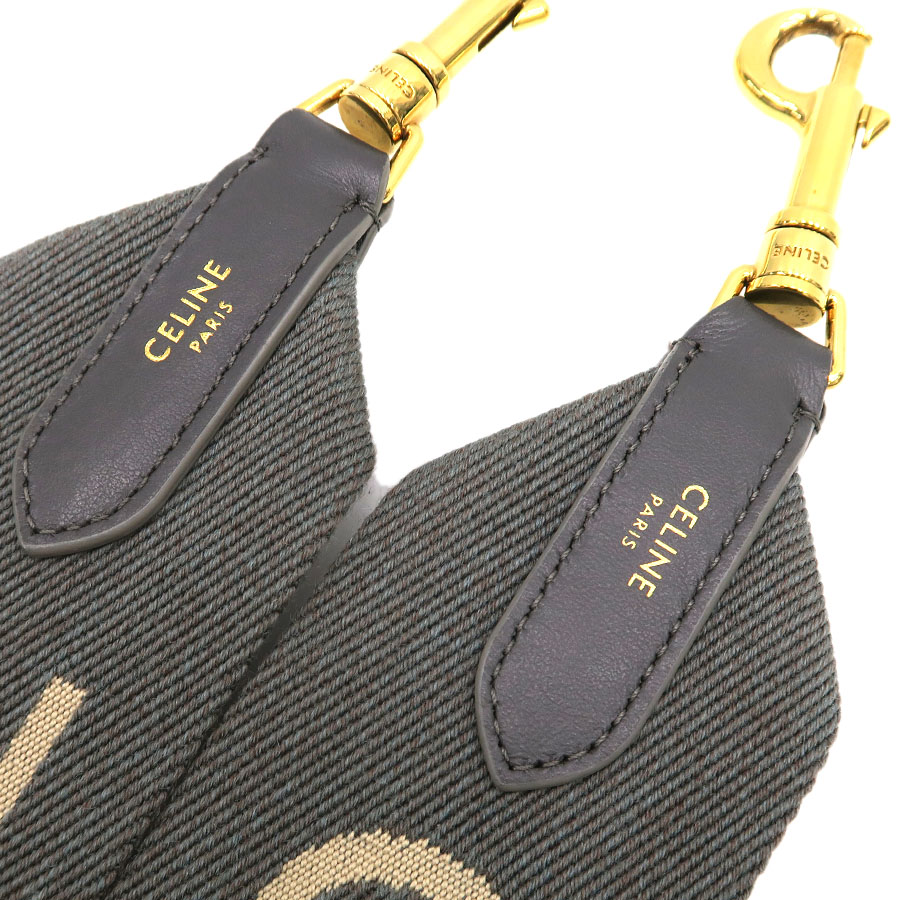 CELINE ジャカード ロングストラップ/ウール/質屋 さのや ブランド