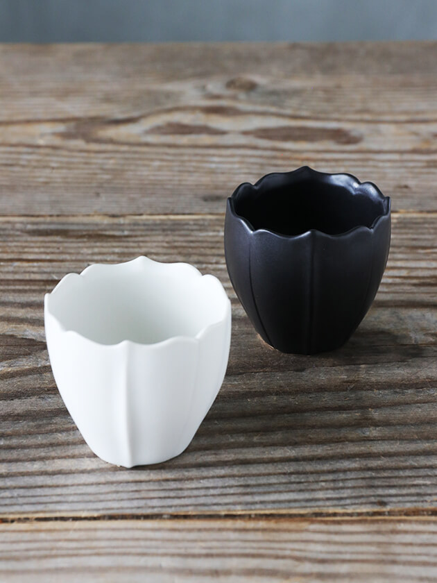 臼杵焼 稜花湯呑