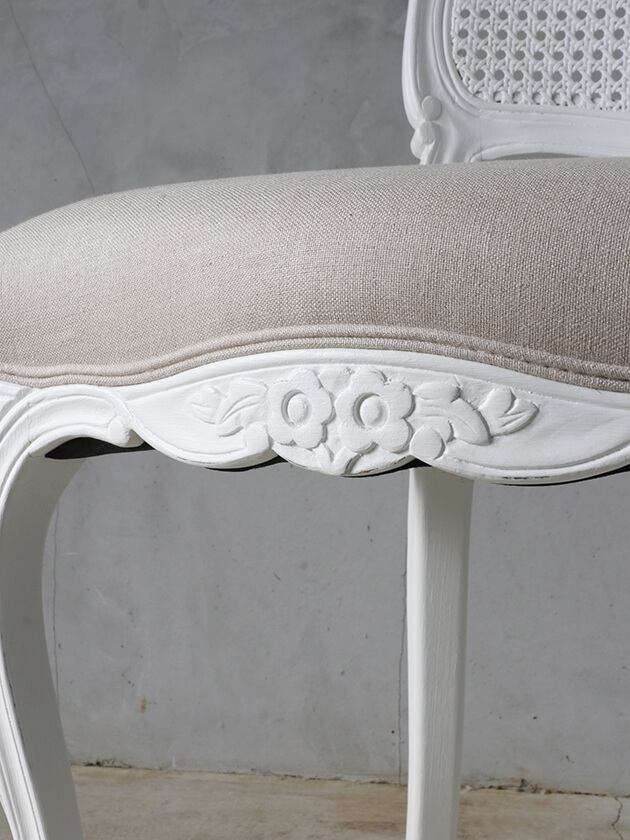 SGDダイニングチェアCHARM BDホワイト - サラグレース