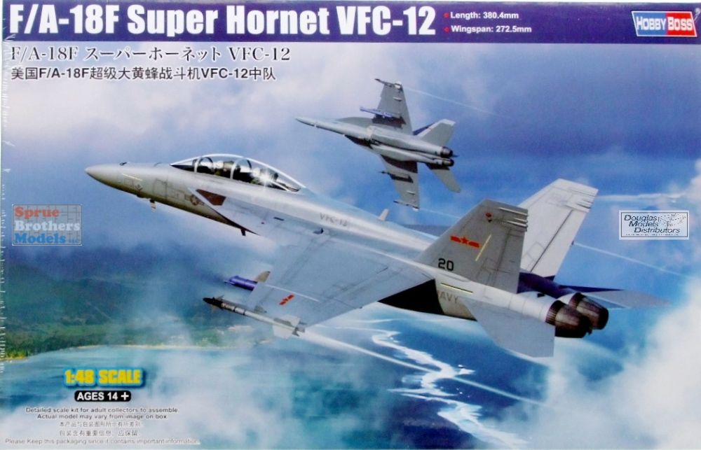 HBS85819 1:48 Hobby Boss F-18F Super Hornet VFC-12 - Sprue