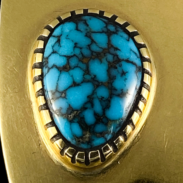 インディアンジュエリー ロロマ ピアス11 | ターコイズ・メンズ