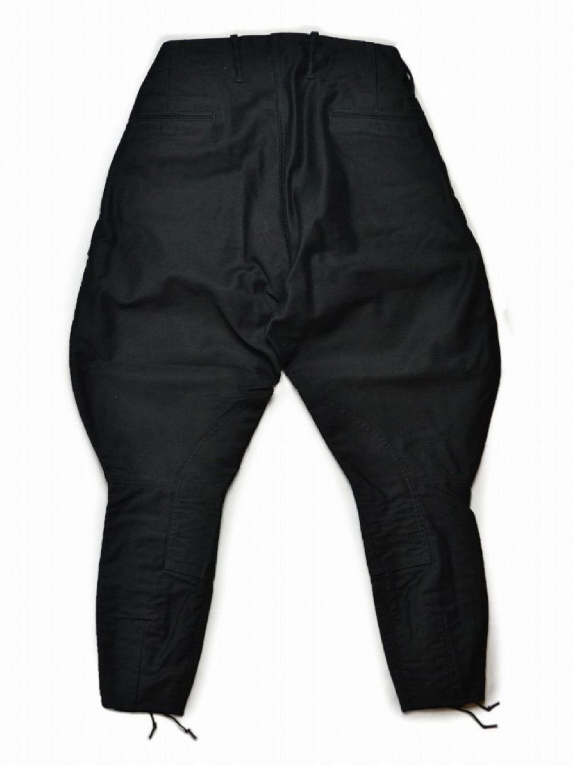 BLACK SIGN - MOLESKIN SHERIFF BREECHES (SILKY BLACK) | SKANDA