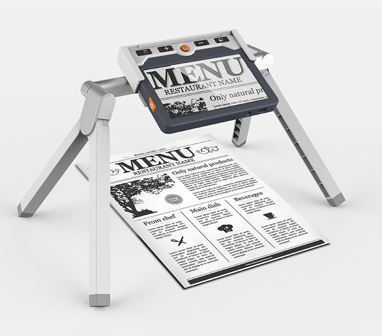 携帯型拡大読書器導入事例 - ご利用者様の声⑩ / I様 【クローバー7S