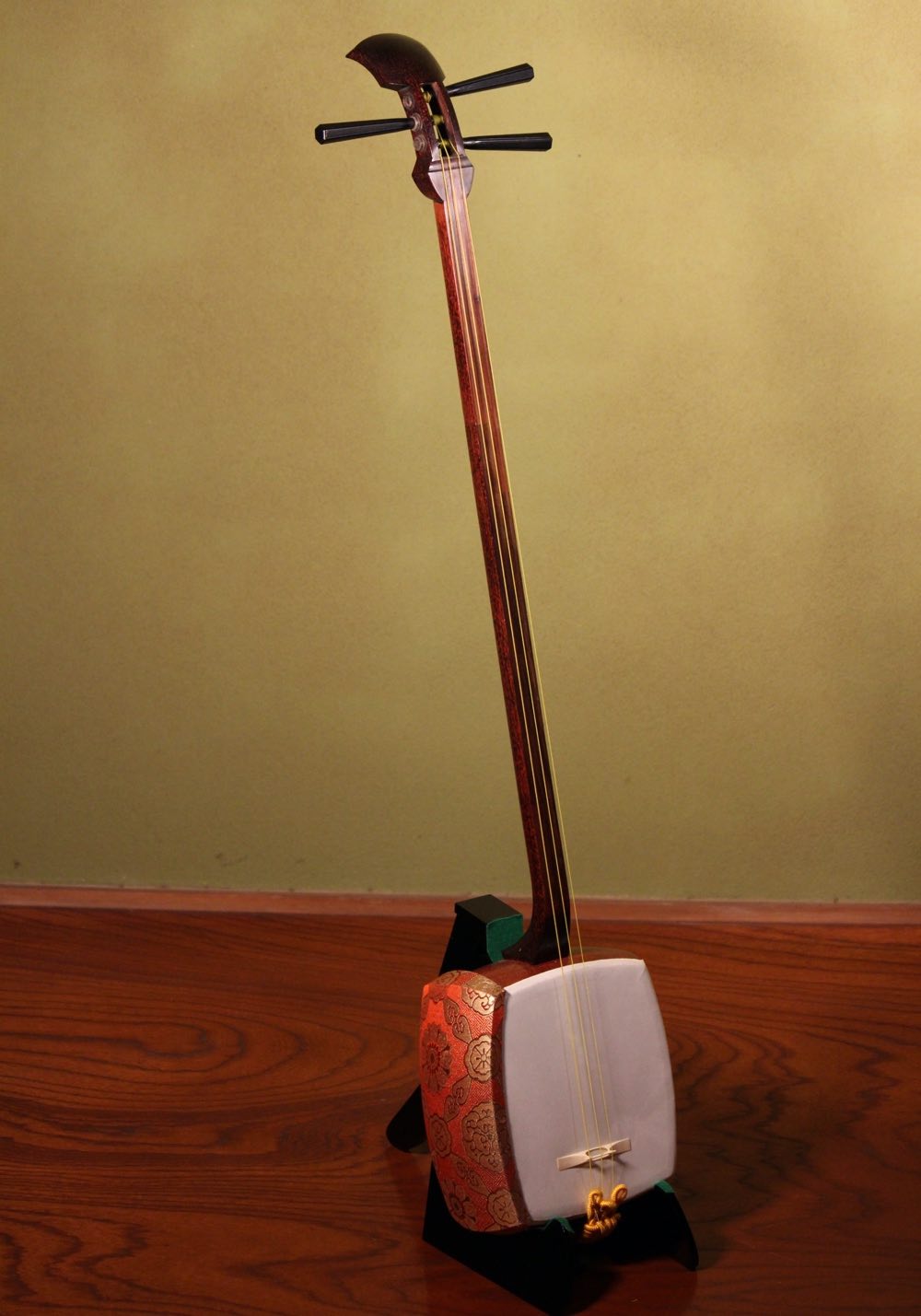 三味線 江戸時代の三味線 (細棹)