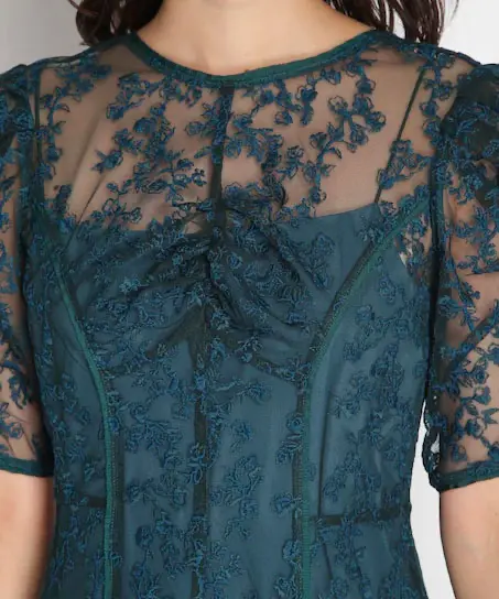 そのまま購入可能】【1サイズ】エンブロイダリードレス FRAY I.D