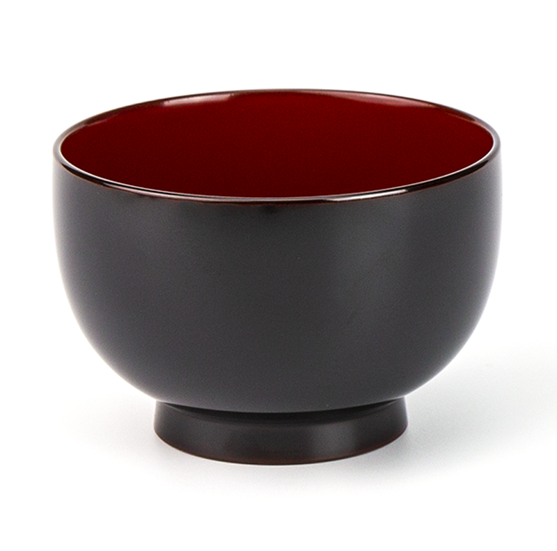 お椀お好み椀-越前塗 溜内朱 小丼椀［1客］ | 越前漆器粂治郎