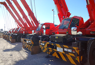 ラフタークレーン車｜高所作業車レンタルは篠田重機
