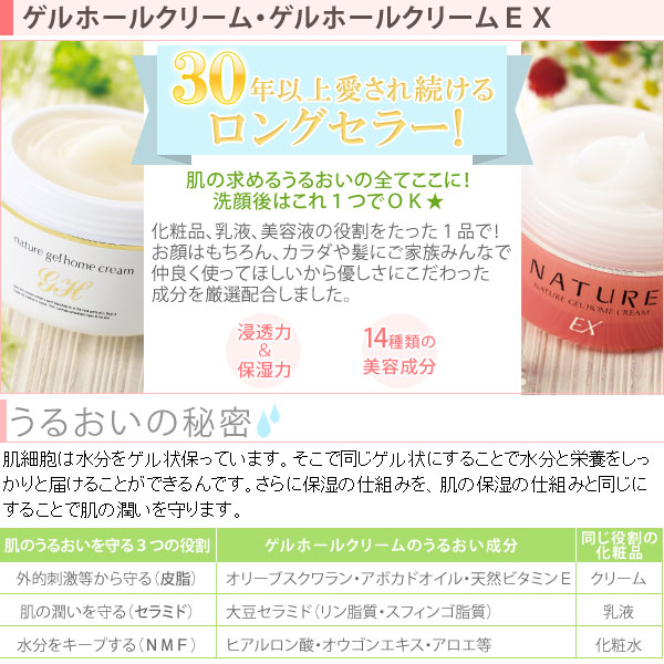ナチュール ゲルホームクリーム（詰替）（500g）【2個セット】【ナユタ