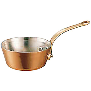 和田助製作所 銅極厚テーパー鍋 21cm[真鍮柄] - 調理器具のSHOKUBI