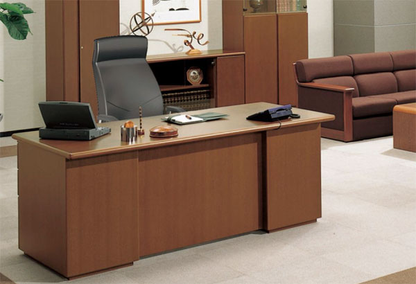 オフィス家具のナイキ製・エグゼクティブ両袖役員机【書斎家具通販】