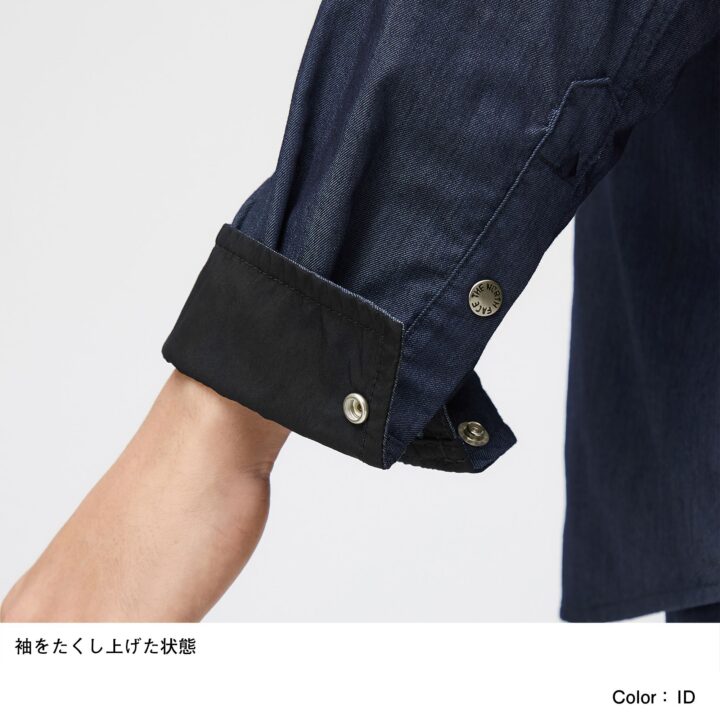 THE NORTH FACE】ナイロンデニムヌプシシャツ各色徹底レビュー【長袖