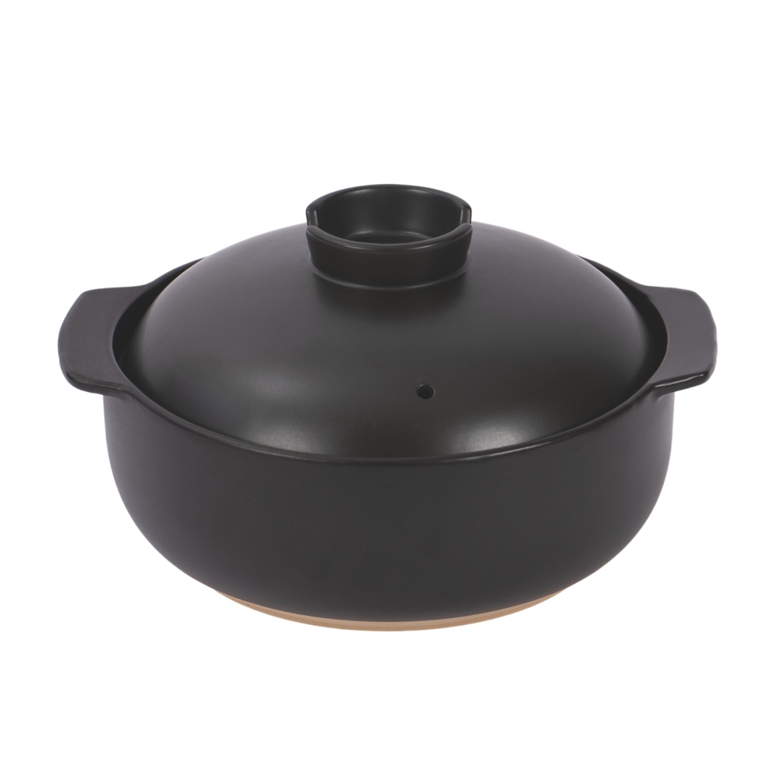土鍋 9号 黒: キッチン用品